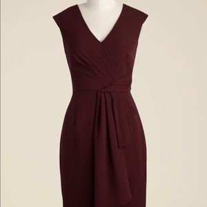NWT Modcloth, Adrianna Papell wine Marsala sheath